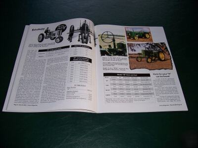 John deere green magazine march 2004 model h