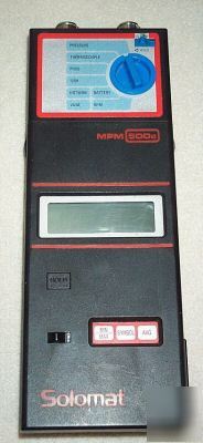 Solomat mpm 500E environmental meter used