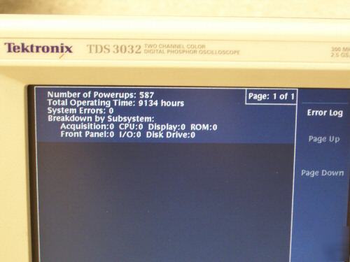 TDS3032 tektroniox 300MHZ o-scope w/ 3EA P6139A probes