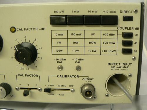 Wavetek model 1018B log / lin rf peak power meter