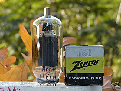  a vintage zenith 6JS6C nos/ vac. tube