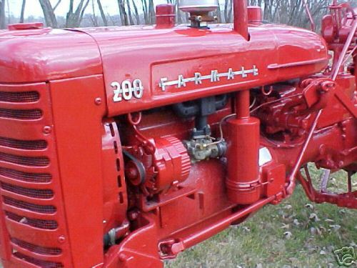 1956 farmall 200 tractor-professional restoration