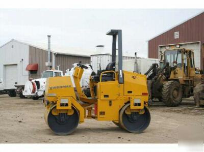 2002 vibromax dual vibratory roller low hrs 