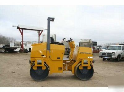 2002 vibromax dual vibratory roller low hrs 