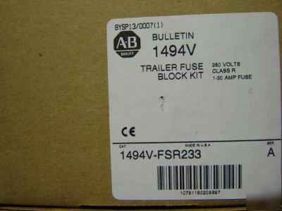 Allen bradley 1494V-FSR233 trailer fuse block kit