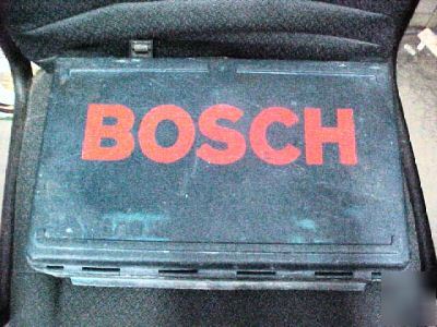 Bosch bulldog 11228VSR hammer drill with extras