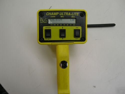 Champ ultra-lite field strength meter for pagers.