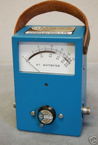 Directional r.f. wattmeter by coaxial dynamics inc.