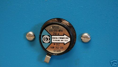 Directional r.f. wattmeter by coaxial dynamics inc.