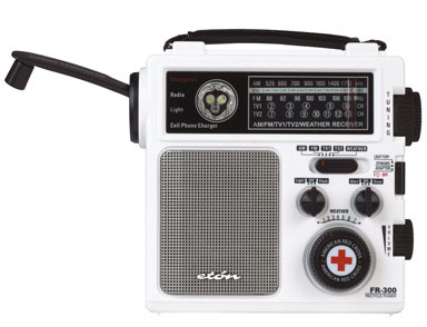 Eton FR300 emergency crank radio am fm noaa tv charger