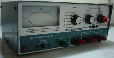 Heathkit ip-2718 variable tri-voltage dc power supply