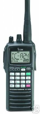 Icom nav/com handheld transceiver ic-A24 01