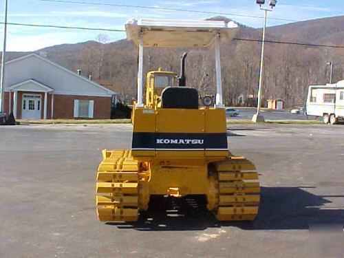 Komatsu D20P dozer with 6 way blade very nice 