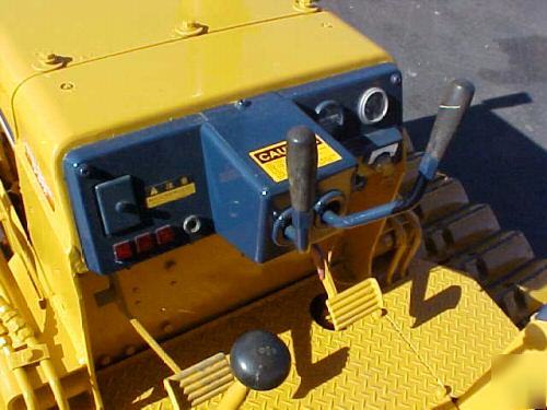 Komatsu D20P dozer with 6 way blade very nice 