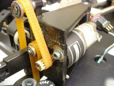 Linear acme screw dc gearhead motors caterpillar opto