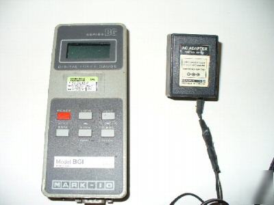 Mark-10 model bgi digital force gauge no 