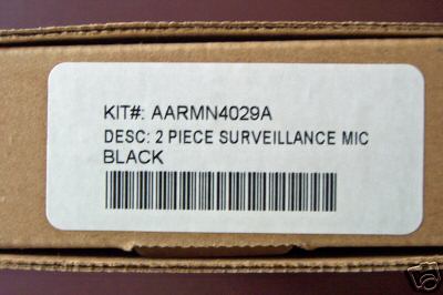 New motorola AARMN4029A surveillance mic brand 