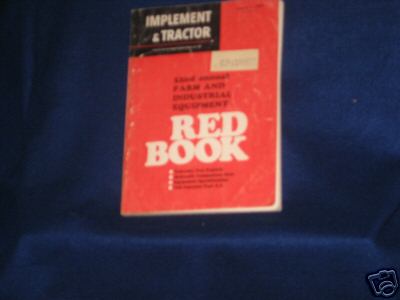 Original implement and tractor 52ND red book
