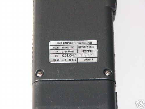 Pair uhf handheld trunked 403-420MHZ transceiver 