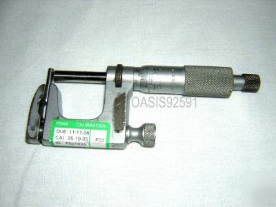 Starrett 220 anvil pin outside micrometer