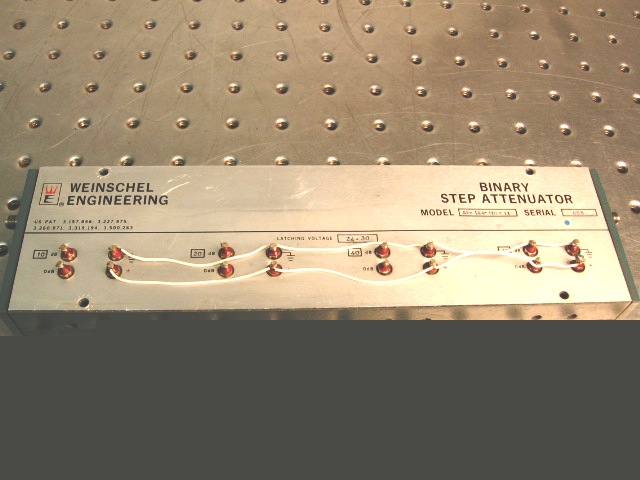 T30252 weinschel af-144-110-11 binary step attenuator