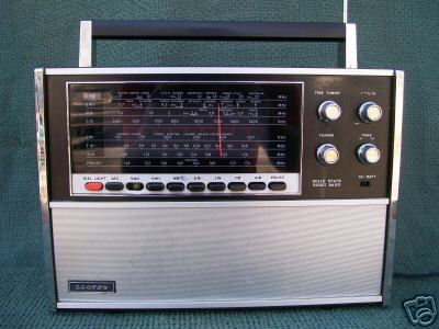 Vintage 8 band radio/shortwave,police,am,fm etc. vgc- 
