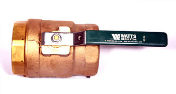 Watts regulator 2 piece ball valve 3 1/2 in 400 psi wog