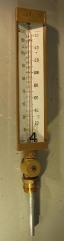 Weksler 0-160 deg f mercury thermometer