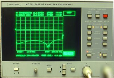 Weltron model 6409 - network and rf analyzer