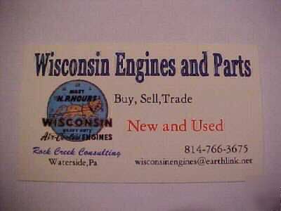 Wisconsin engine gasket set Q5A for adh, aeh
