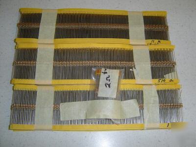 1/4 w resistor asst 100 each of 30 values