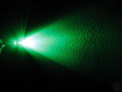 5MM green WATERCLEAR40DEGREE led 5000~6000MCD