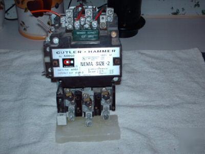 Cuttler hammer size 2 3 phase motorstarter with heaters