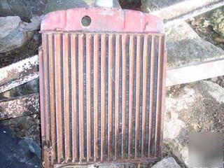 Farmall h tractor radiator and shutters plus shroud