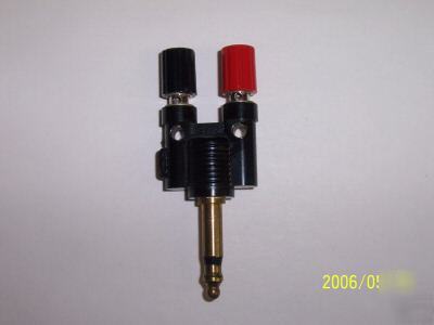 Pomona binding posts to pj-051/we-310 phone plug (3)