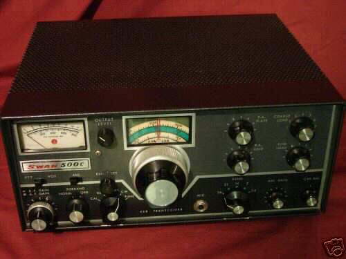 Swan 500C 80-10 mtr. transceiver--nice oldie---