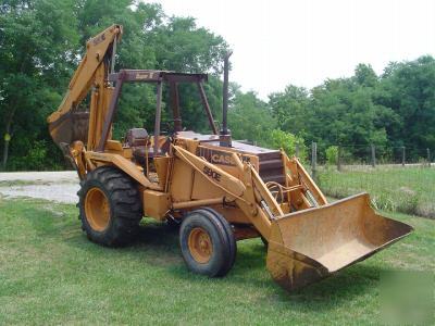 1984 case 580 super e loader backhoe farm -great cond 