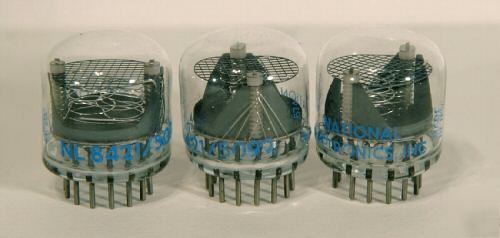 3 national electronics 8421/5092 nixie tubes.