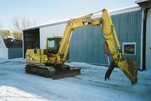 307B caterpillar excavator, trackhoe, backhoe, dozer 