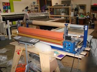 Coda 44â€ cold mount press motorized laminator