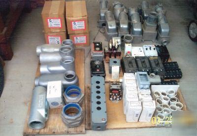 Electrical parts - breakers, pushbuttons, explo proof