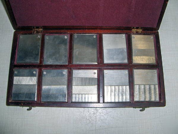 General electric standard roughness specimens