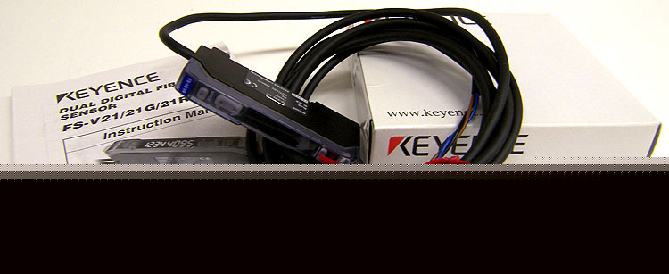 New keyence dual digital fiber optic sensor fs-V21R