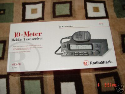 New radio shack htx-10 meter ham radio tranceiver * *