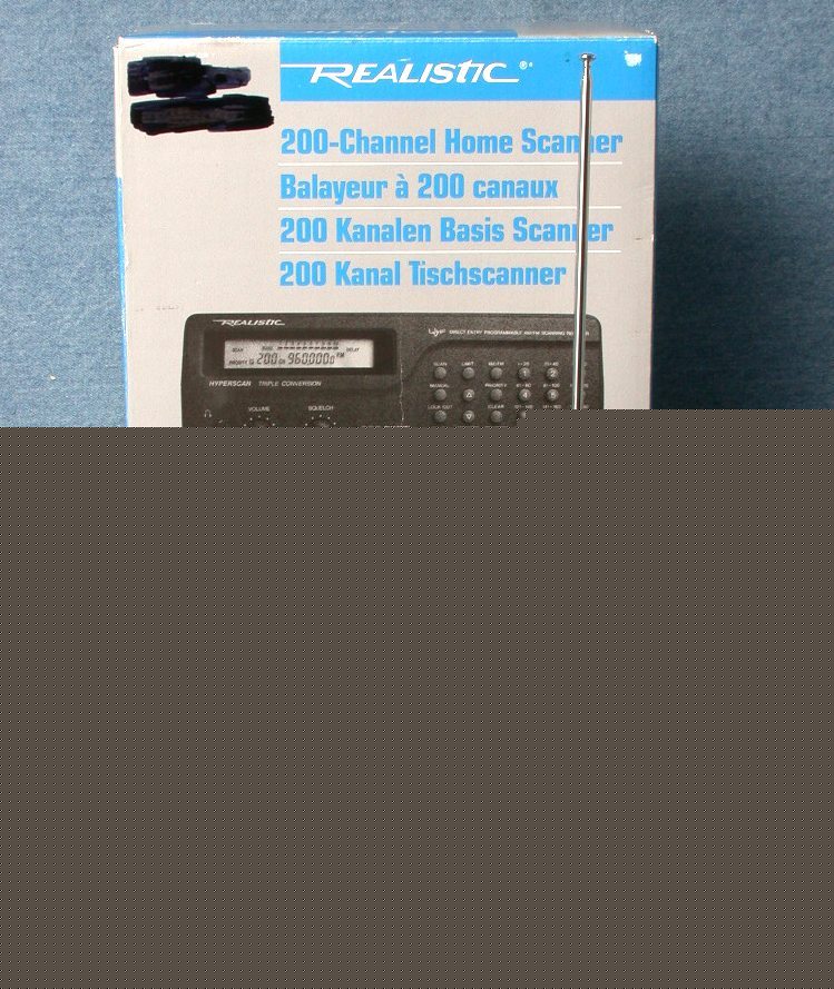 Realistic pro-2037 200 ch vhf/uhf/800MHZ police scanner