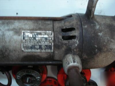 Ridgid 700 electric power pipe threader w/ 5 dies 