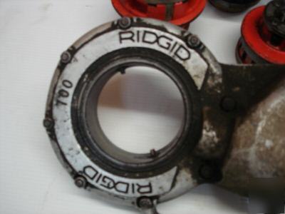 Ridgid 700 electric power pipe threader w/ 5 dies 