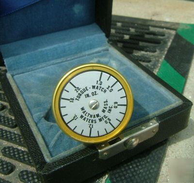 Waters torque watch gauge 1.0 oz/in to 20 oz/in