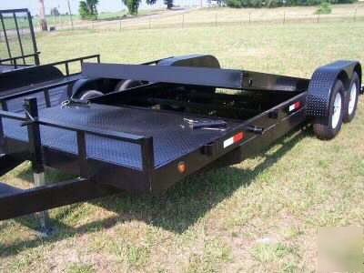12K 18+4 tilt forklift scissor lift trailer 4 bobcat 2
