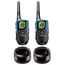 2-way radio with voice scramble (black pair)